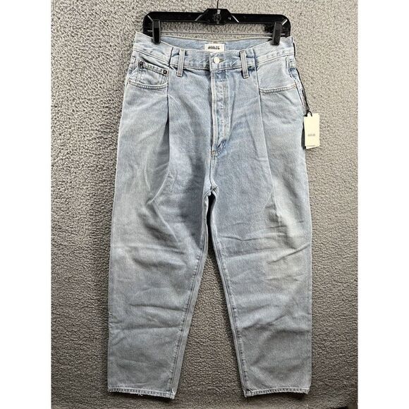 Agolde Folded Wasitband High Rise Jeans Size 29 in Sideline - Picture 3 of 12